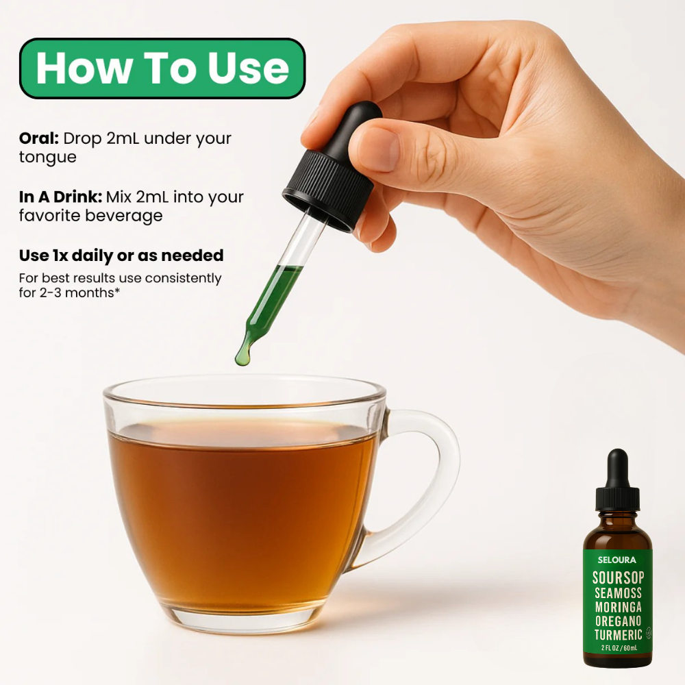 Seloura Soursop Natural Drops
