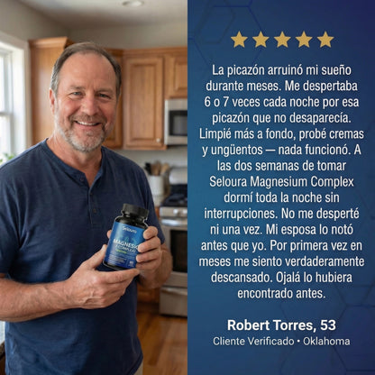 Cápsulas de complejo de magnesio Seloura 7 en 1