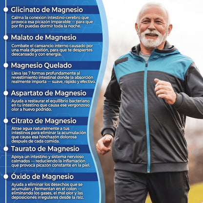 Cápsulas de complejo de magnesio Seloura 7 en 1